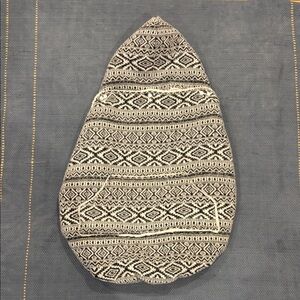 Black and White Pattern Babywearing Cover Fleece Lined